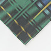 Scotts MacInnes Ancient Tartan Kariert Fleecedecke (Ecke)