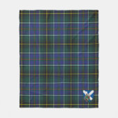 Scotts MacInnes Modern Tartan Kariert Fleecedecke (Vorderseite)