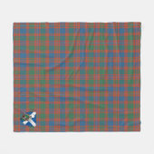Scotts MacIntyre Ancient Tartan Kariert Fleecedecke (Vorderseite (Horizontal))