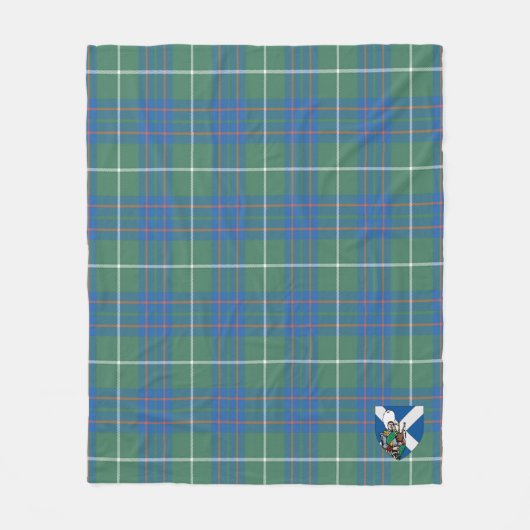 Scotts MacIntyre Jagd Ancient Tartan Kariert Fleecedecke (Vorderseite)