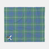 Scotts MacIntyre Jagd Ancient Tartan Kariert Fleecedecke (Vorderseite (Horizontal))