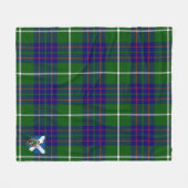Scotts MacIntyre Jagd Modernes Tartan Kariert Fleecedecke (Vorderseite (Horizontal))