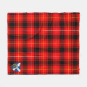 Scotts MacIntyre Modern Tartan Kariert Fleecedecke (Vorderseite (Horizontal))
