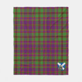 Scotts MacIntyre of Glenorchy lila Tartan Kariert Fleecedecke (Vorderseite)
