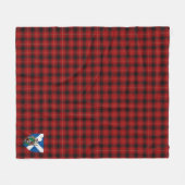 Scotts MacIver Tartan Kariert Fleecedecke (Vorderseite (Horizontal))