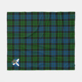 Scotts MacKay Modern Tartan Kariert Fleecedecke (Vorderseite (Horizontal))