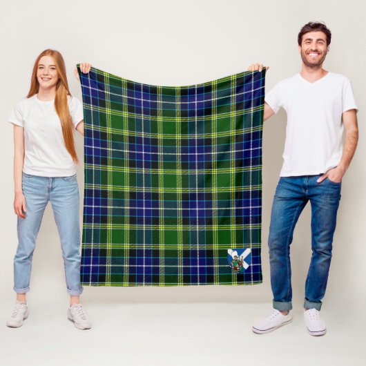 Scotts MacKellar Tartan Karo Fleecedecke (Beispiel)