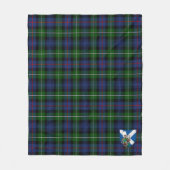 Scotts MacKenzie Modern Tartan Kariert Fleecedecke (Vorderseite)