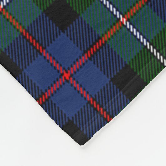 Scotts MacKenzie Modern Tartan Kariert Fleecedecke (Ecke)