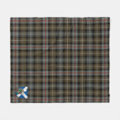Scotts MacKenzie Weathered Tartan Kariert Fleecedecke (Vorderseite (Horizontal))