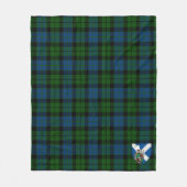 Scotts MacKie Tartan Kariert Fleecedecke (Vorderseite)