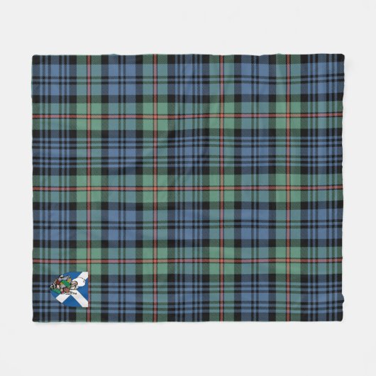 Scotts MacKinlay Ancient Tartan Kariert Fleecedecke (Vorderseite (Horizontal))
