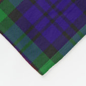 Scotts MacKinlay Modern Tartan Kariert Fleecedecke (Ecke)