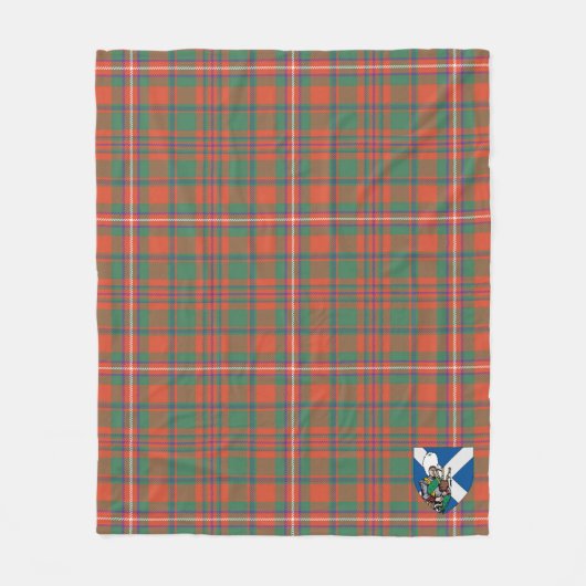 Scotts MacKinnon Ancient Tartan Kariert Fleecedecke (Vorderseite)