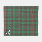 Scotts MacKinnon Jagen Ancient Tartan Kariert Fleecedecke (Vorderseite (Horizontal))