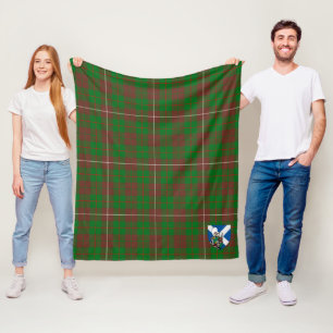 Scotts MacKinnon Junting Modern Tartan Kariert Fleecedecke