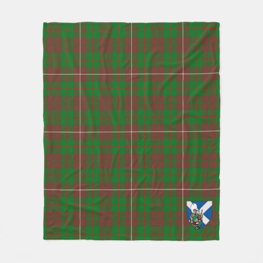 Scotts MacKinnon Junting Modern Tartan Kariert Fleecedecke (Vorderseite)