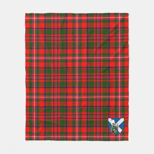Scotts MacKinnon Modern Tartan Kariert Fleecedecke (Vorderseite)