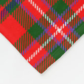 Scotts MacKinnon Modern Tartan Kariert Fleecedecke (Ecke)