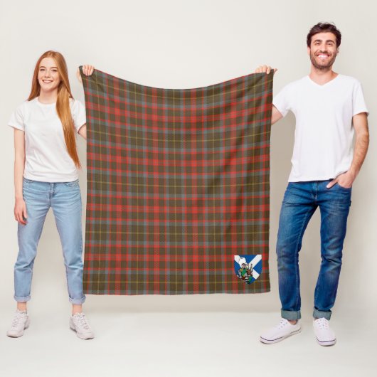 Scotts MacKintosh Hunting Weathered Tartan Kariert Fleecedecke (Beispiel)