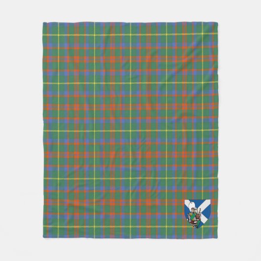 Scotts MacKintosh Jagen Ancient Tartan Kariert Fleecedecke (Vorderseite)