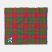 Scotts MacKintosh Modern Tartan Kariert Fleecedecke (Vorderseite (Horizontal))