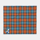 Scotts MacLachlan Ancient Tartan Kariert Fleecedecke (Vorderseite (Horizontal))