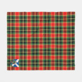 Scotts MacLachlan Junting Modern Tartan Kariert Fleecedecke (Vorderseite (Horizontal))