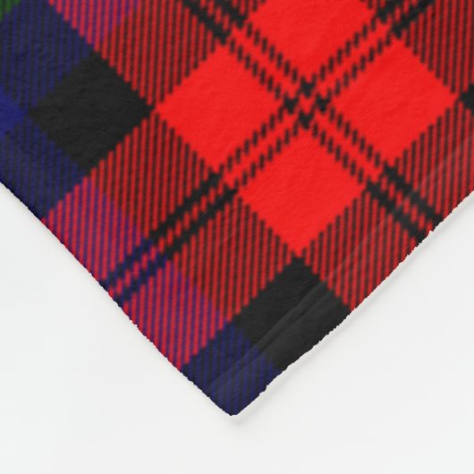Scotts MacLachlan Modern Tartan Kariert Fleecedecke (Ecke)