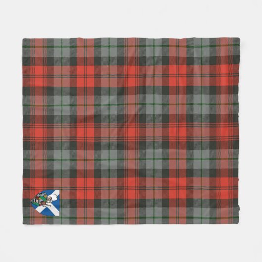 Scotts MacLachlan Weathered Tartan Kariert Fleecedecke (Vorderseite (Horizontal))