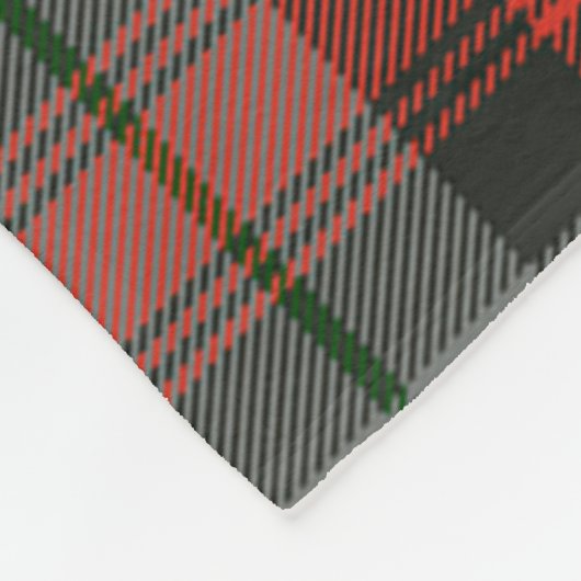 Scotts MacLachlan Weathered Tartan Kariert Fleecedecke (Ecke)