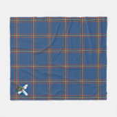 Scotts MacLaine von Loch Buie Junting Ancient Tart Fleecedecke (Vorderseite (Horizontal))