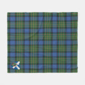 Scotts MacLaren Ancient Tartan Kariert Fleecedecke (Vorderseite (Horizontal))