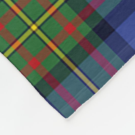 Scotts MacLaren Tartan Kariert Fleecedecke (Ecke)