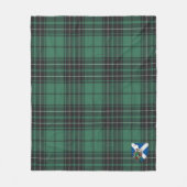 Scotts MacLean Hunting Ancient Tartan Kariert Fleecedecke (Vorderseite)