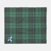 Scotts MacLean Hunting Ancient Tartan Kariert Fleecedecke (Vorderseite (Horizontal))