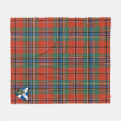 Scotts MacLean von Duart Ancient Tartan Kariert Fleecedecke (Vorderseite (Horizontal))