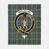Scotts MacLellan Tartan Kariert Fleecedecke (Vorderseite)