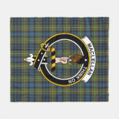 Scotts MacLellan Tartan Kariert Fleecedecke (Vorderseite (Horizontal))