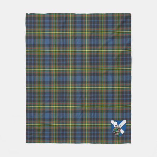 Scotts MacLellan Tartan Kariert Fleecedecke (Vorderseite)