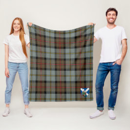 Scotts MacLeod von Harris Weathered Tartan Kariert Fleecedecke