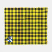 Scotts MacLeod von Lewis Modern Tartan Kariert Fleecedecke (Vorderseite (Horizontal))