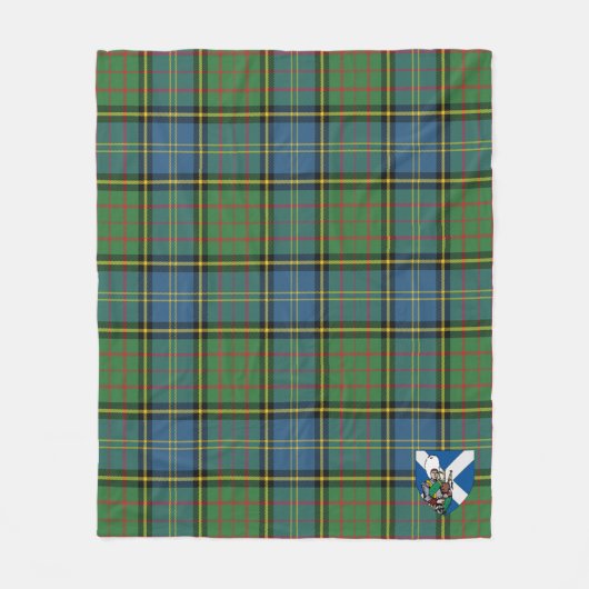 Scotts MacMillan Hunting Ancient Tartan Kariert Fleecedecke (Vorderseite)