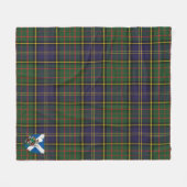 Scotts MacMillan Hunting Modern Tartan Kariert Fleecedecke (Vorderseite (Horizontal))