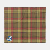 Scotts MacMillan Old Weathered Tartan Kariert Fleecedecke (Vorderseite (Horizontal))