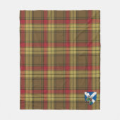 Scotts MacMillan Old Weathered Tartan Kariert Fleecedecke (Vorderseite)