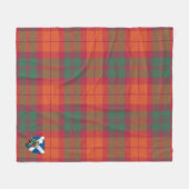 Scotts MacNab Ancient Tartan Kariert Fleecedecke (Vorderseite (Horizontal))