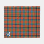 Scotts MacNaughton Ancient Tartan Kariert Fleecedecke (Vorderseite (Horizontal))