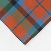 Scotts MacNaughton Ancient Tartan Kariert Fleecedecke (Ecke)