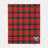 Scotts MacNaughton Red Tartan Kariert Fleecedecke (Vorderseite)